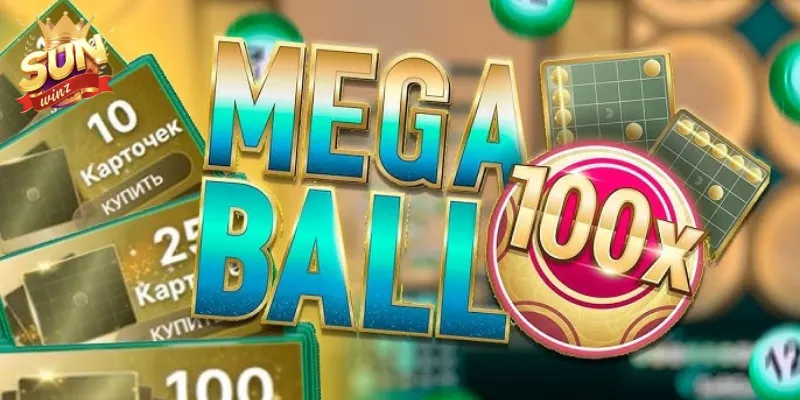 Giao diện sống động của trò chơi Mega Ball tại Sunwin