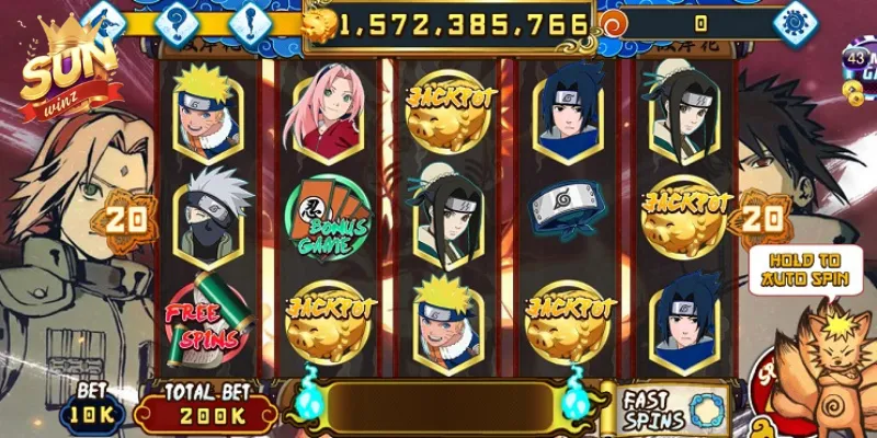 Naruto nổ hũ lớn bất ngờ