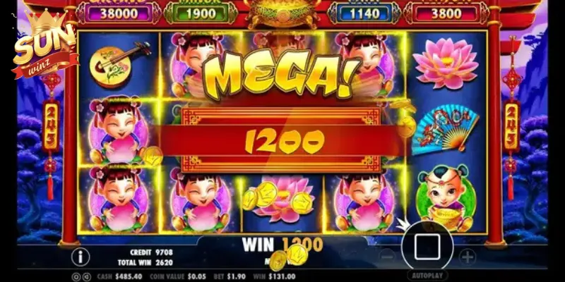 Người chơi nhận thưởng lớn từ vòng quay bonus